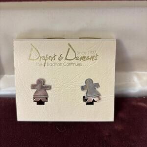 Vtg 90s/y2k Sterling Mexico made Drapers & Damon’s American girl earrings